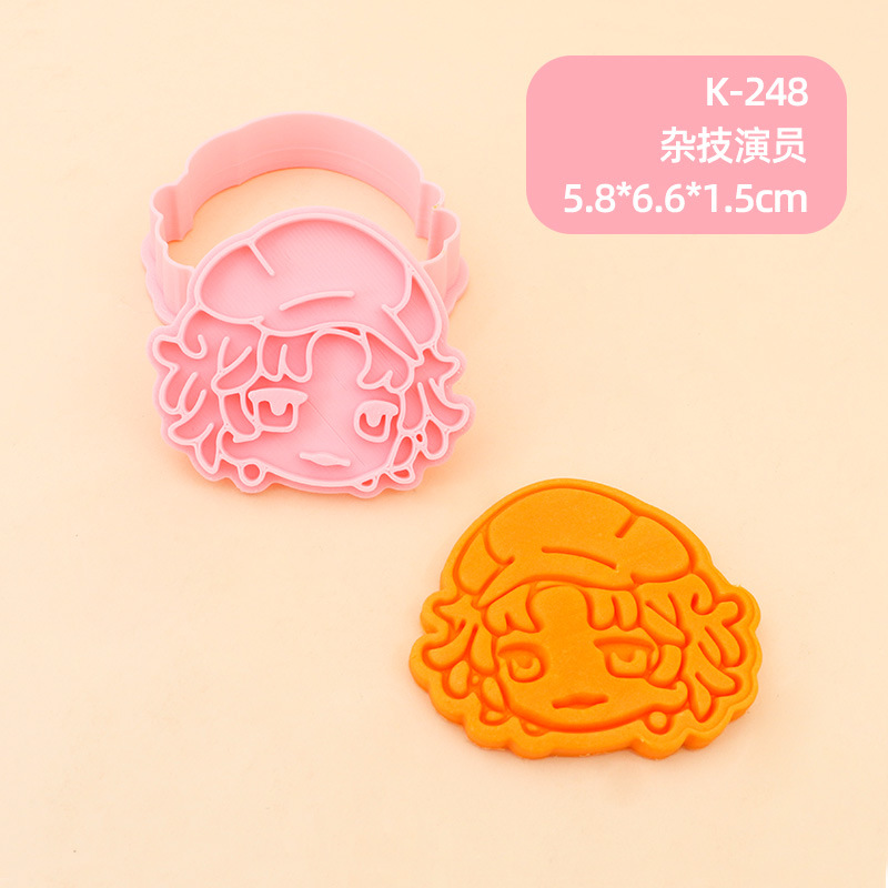 Juego de Moldes para Galletas 3D Personajes de Anime de Plástico para Repostería image 19