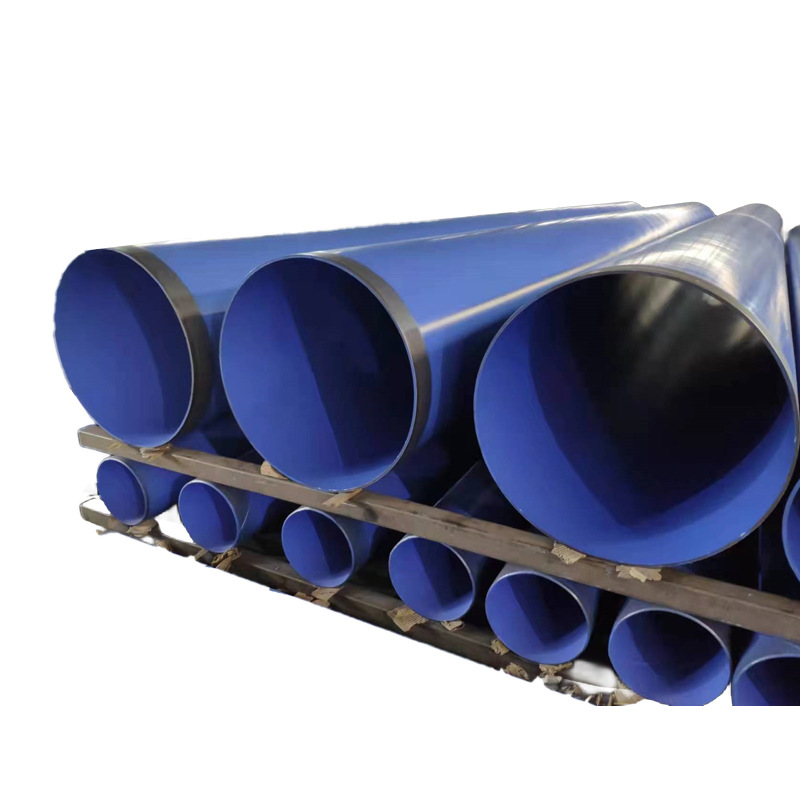 Fabricantes de tubos de acero recubiertos de plástico en polvo epoxi interno y externo, suministro de agua puntual y drenaje, tubos compuestos recubiertos de plástico, epoxi interno no tóxico 8710