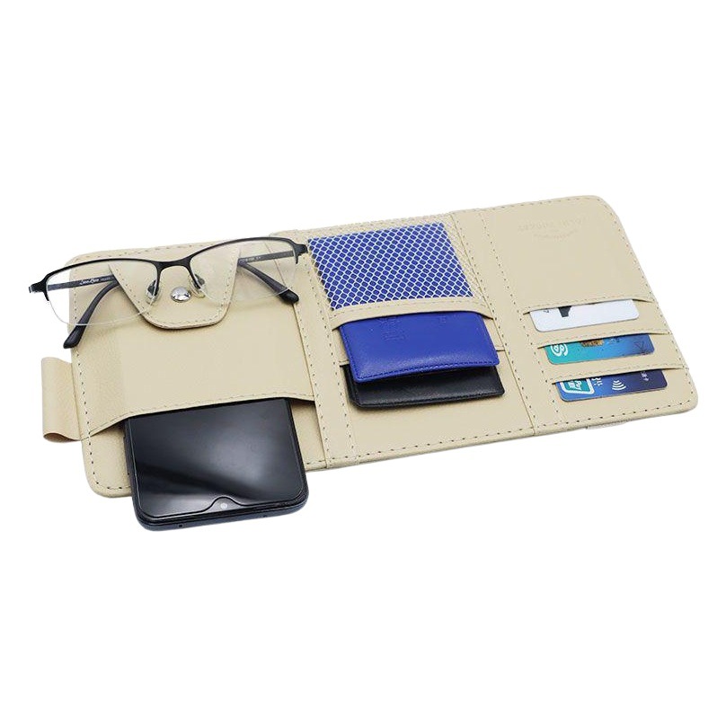 Suministros para automóviles protector de luz visera de sol clip de almacenamiento protector solar bolsa de almacenamiento decoración de automóviles cubierta de visera de sol