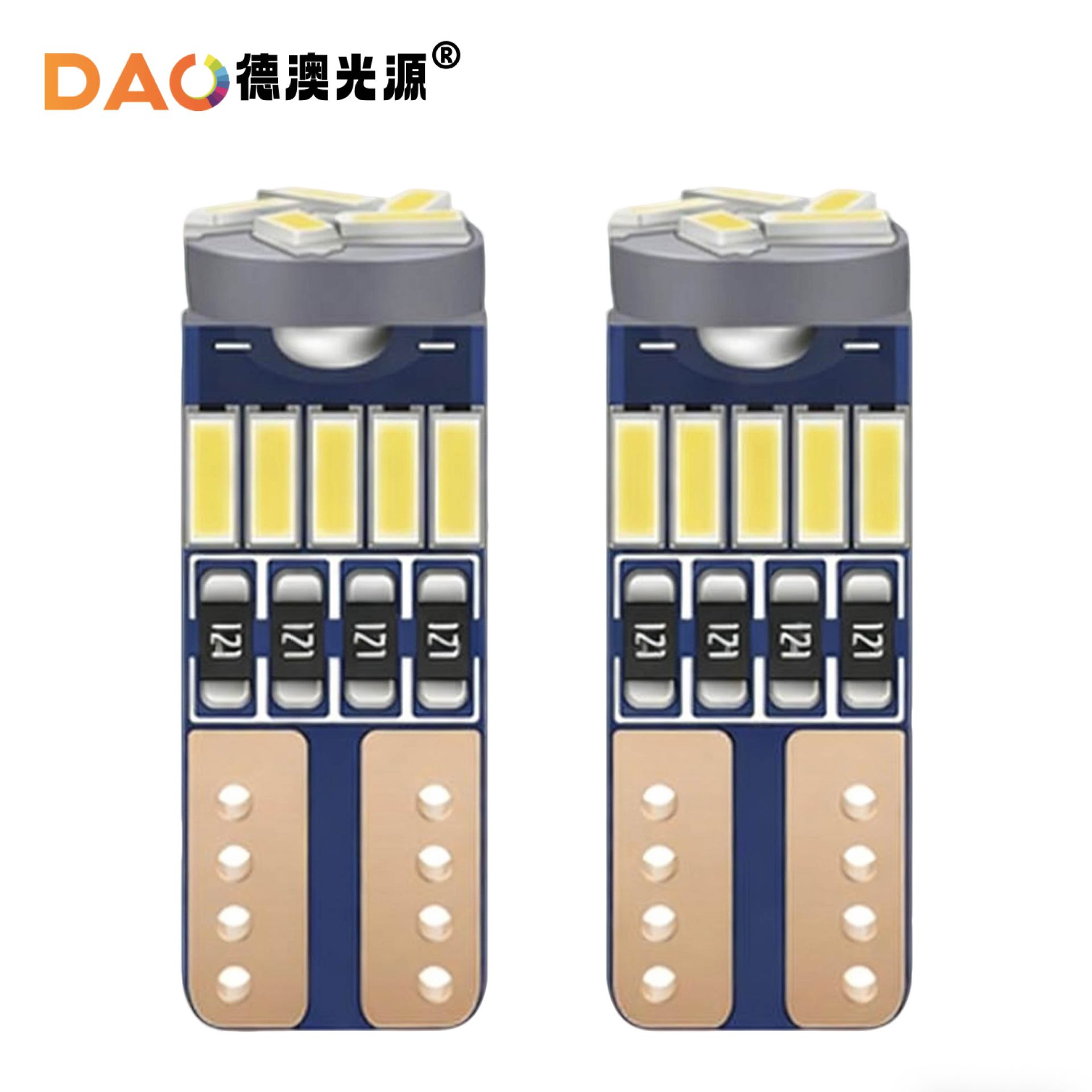 Decodificación de luz de ancho T10 coche luz LED 4014 15smd CANbus ancho luz w5w luz de la matrícula resalte