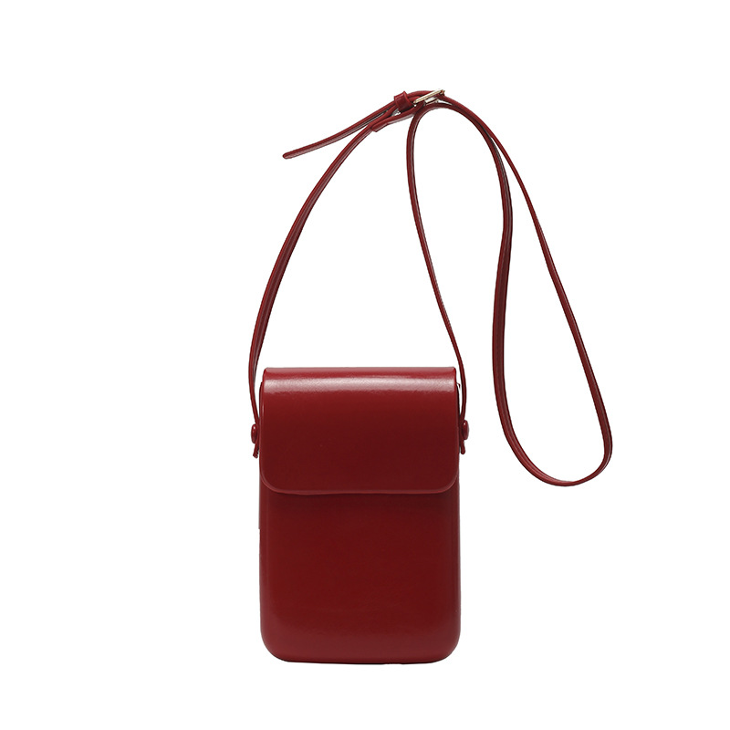 Textured Crossbody Shoulder Bag For Women Solid Colour Mini Purse_voghion.com