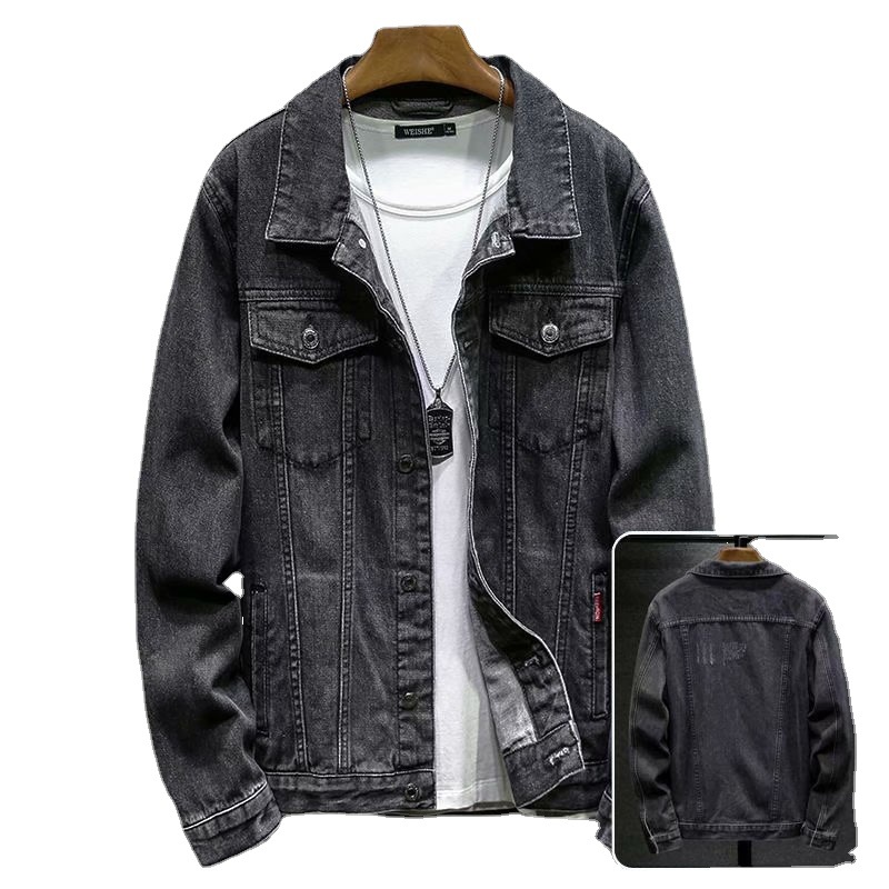 Abrigo de mezclilla chaqueta de hombre 2021 Primavera y otoño nueva tendencia Versión Coreana de ropa de invierno para hombre Marca Tide Top para hombre todo partido