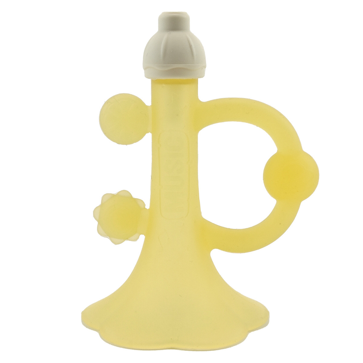 Yellow megaphone, teether