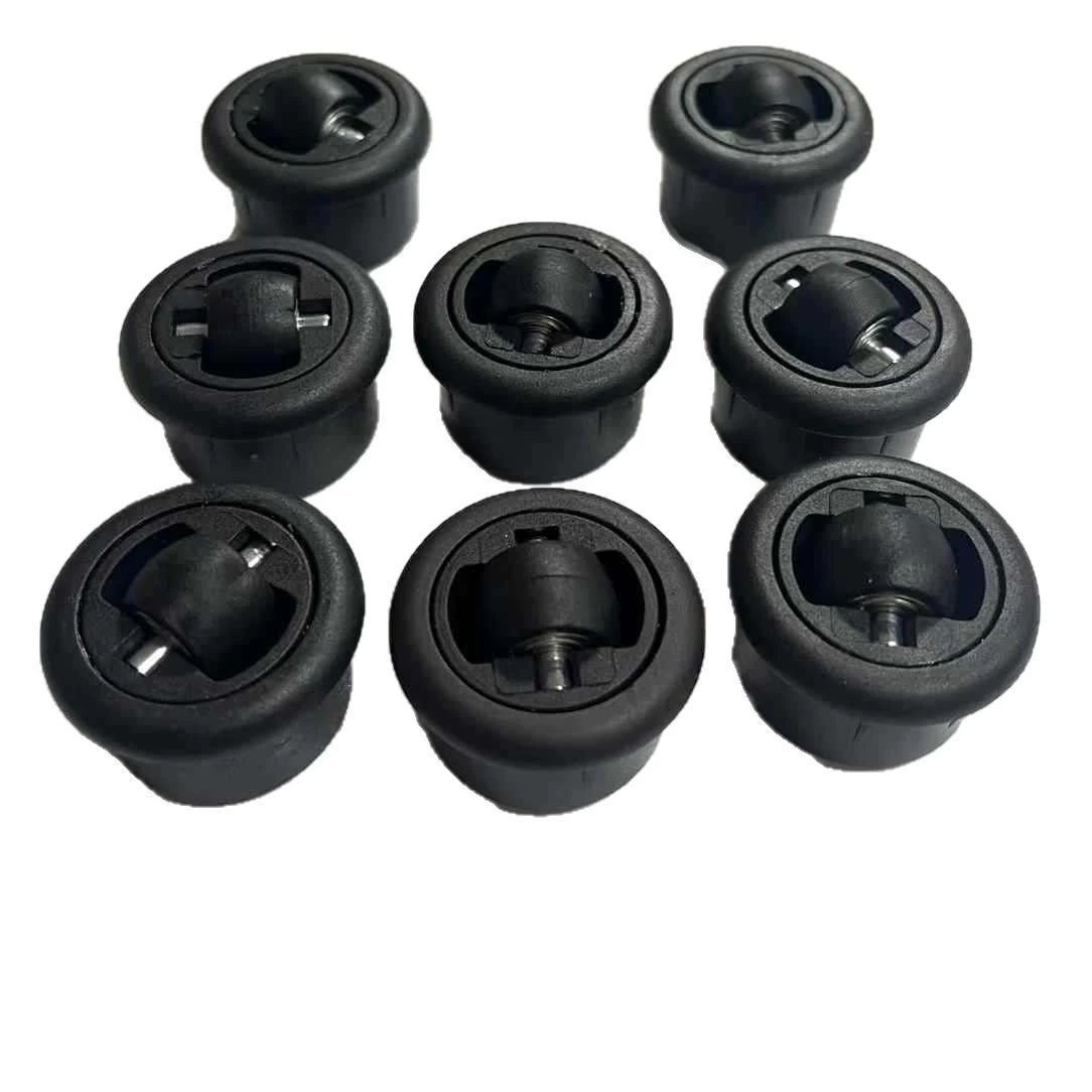 360-degree freely rotating hidden universal grooved trench push-pull table furniture caster silent directional wheel