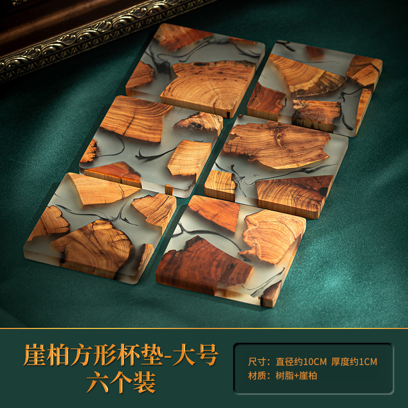 Estilo japonés hecho a mano cedro yabei montaña vino té Zen Junta creativa olla estera bandeja de madera ceremonia del té juego de té a juego cero Accesorios