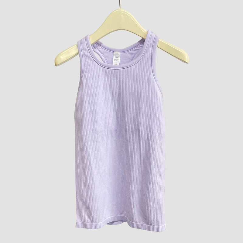 Long Yoga Vest (Women's) Breathable Detachable Sports Top with Removable Cups, 2–8 Sizes