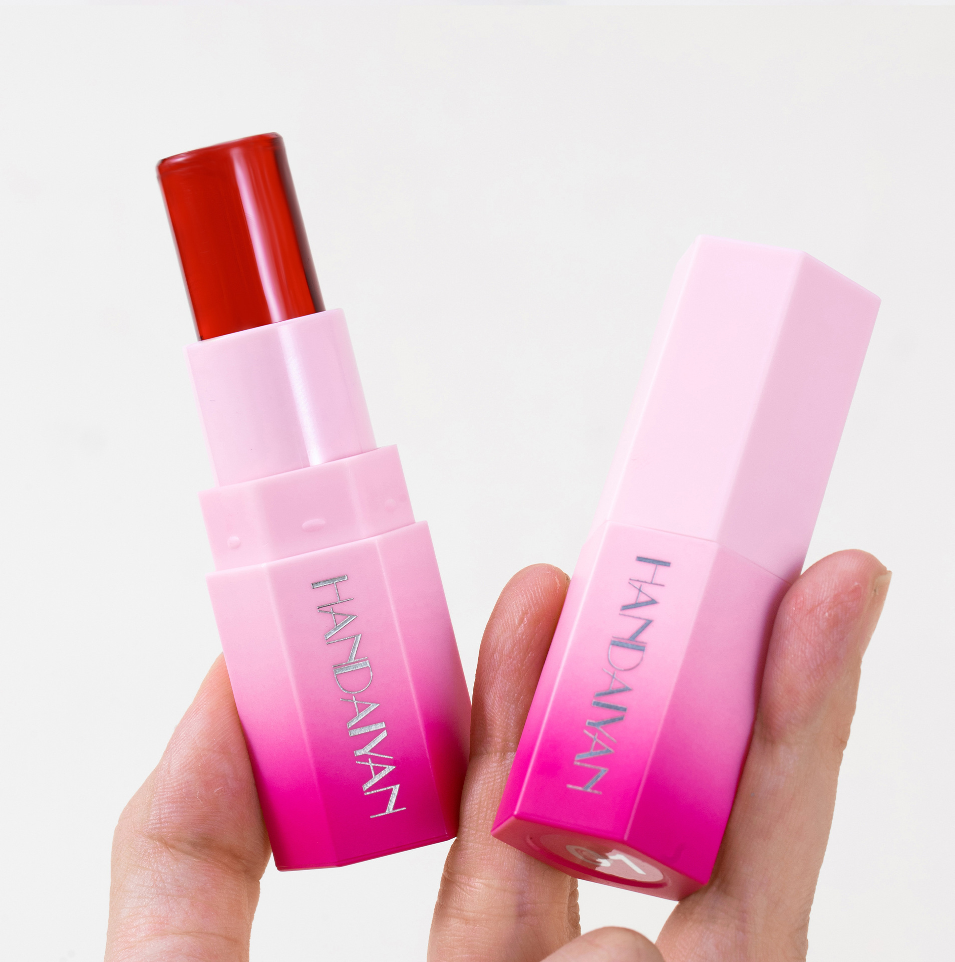 Cross-border Jelly Blush Stick handaiyan Solid Blush High-gloss Contouring Multi-Purpose Cream Matte Thermochromic Blush Cream undefined
