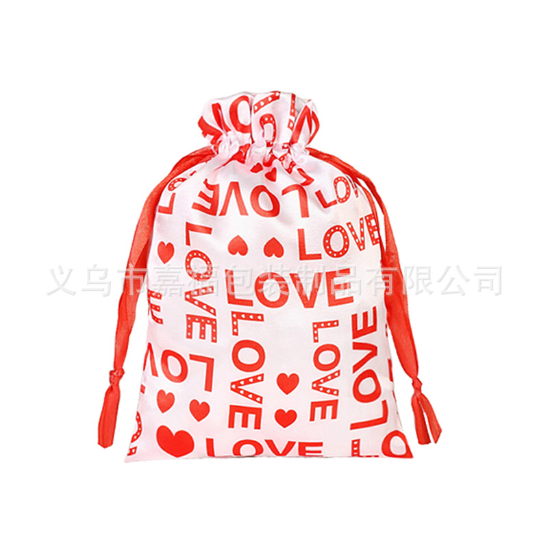 LOVE10*15cm, 사용자 정의 가능, 새틴