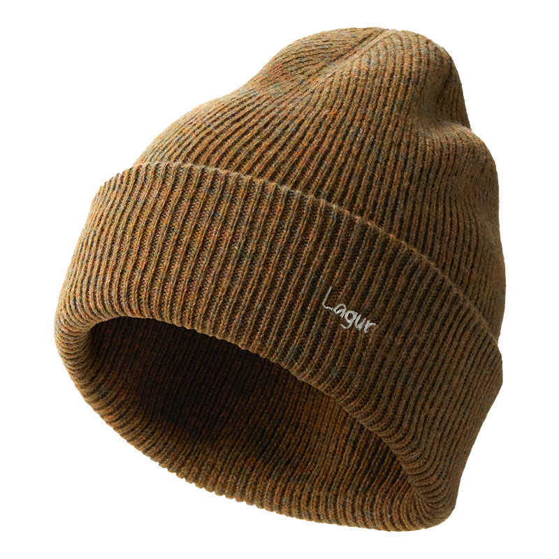 Women's Knitted Wool Baseball Cap With Ear Protection And Embroidery_voghion.com