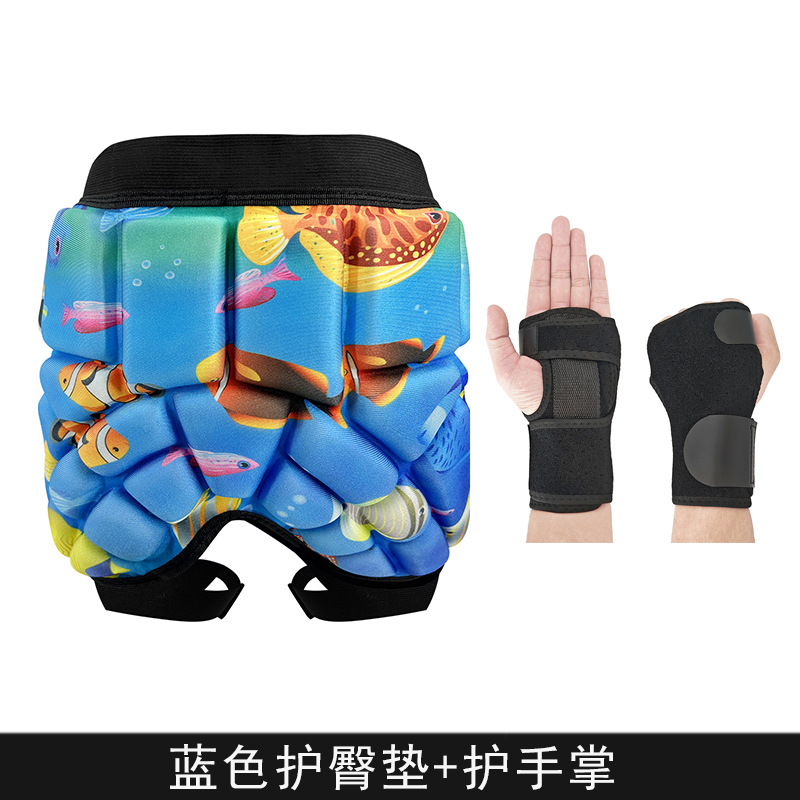 Protector de cadera azul