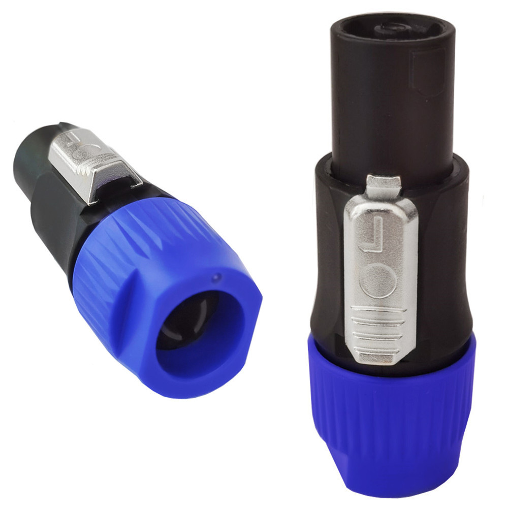 四芯专业音箱插头NL4FC舞台KTV音响喇叭线接头卡侬环形欧姆头