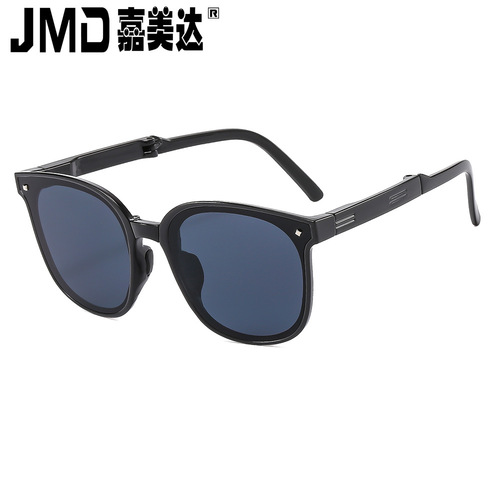  Xiaohongshu new folding anti-UV sunglasses ins internet celebrity trend folding sunglasses batch