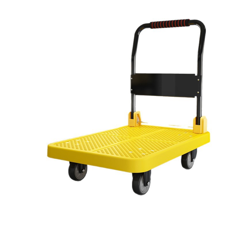 Carretilla de mano Tiandeli, carrito de carga con plataforma plana, remolque pequeño con ruedas silenciosas para entrega urgente, carrito de transporte con ruedas de alta resistencia, carrito de transporte de alta resistencia. image 6