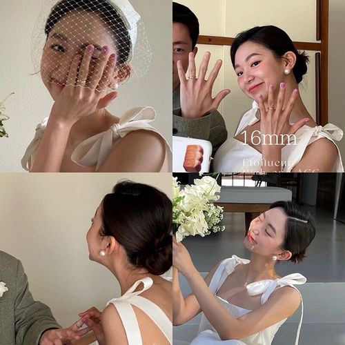 Flat round pearl earrings for women  new simple temperament earrings high-end earrings s925 silver needle ear piercing