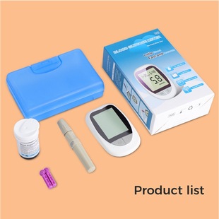Glucose meter Blood glucose tester Household blood glucose meter Blood analyzer Foreign trade cross-border blood glucose meter