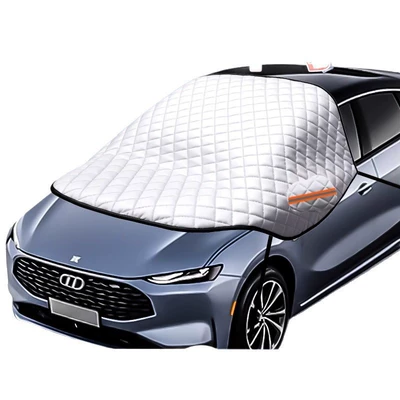 Half Windshield Car Cover, Winter, Car snow shield