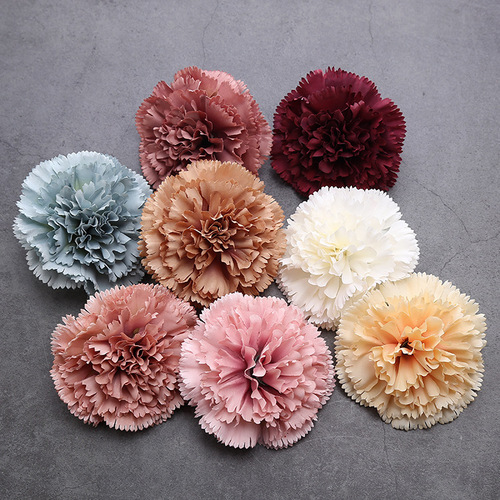 Artificial peony flowers, mother's day and teacher's day gift box decorations, fake flowers for wedding headpieces, silk fabric flowers