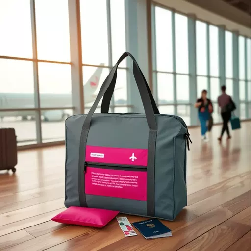 韩版可折叠行李包大容量生活用品拉杆收纳包 手提轻便旅行飞机包