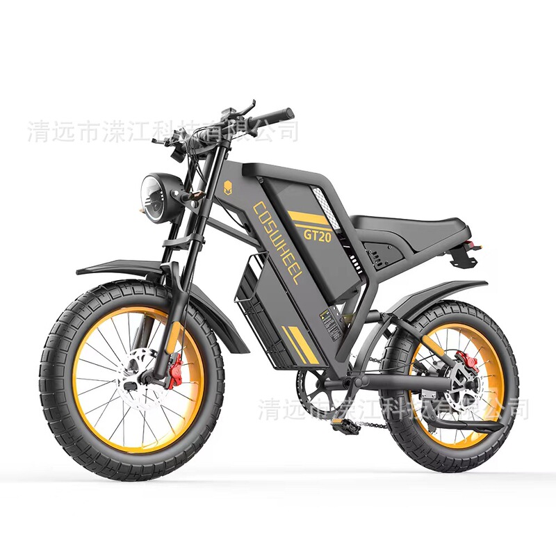Coswheel1500W E-Bike Lithium Electric Bicycle Electric Motorcycle Snow Fat Tire Mountain Off-Road Moped