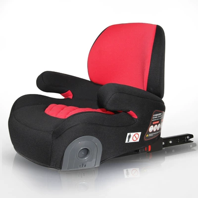 Zhongba Mecha Defender Kidsren's Car Safety Seat Baby Car Booster Pad Isofix Interface Backrest Removable (Car child safety seat) - red