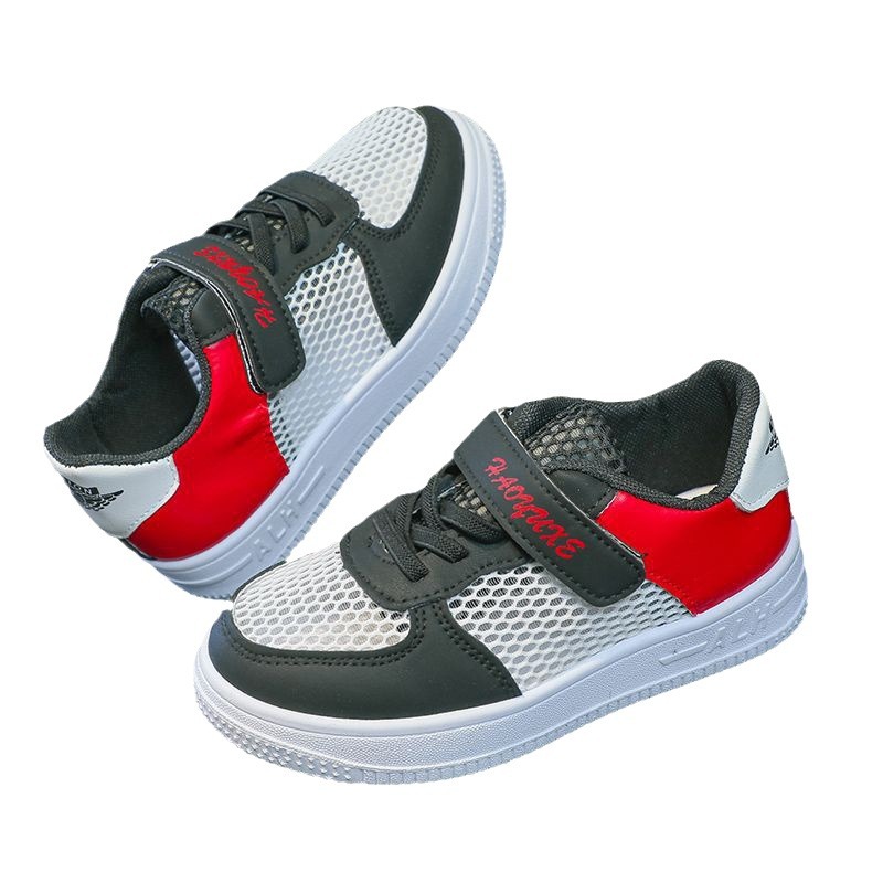 Niños verano respirable malla zapatos de skate para niños zapatos bajos de primavera y otoño nuevos zapatos deportivos ultraligeros para niños de tamaño medio