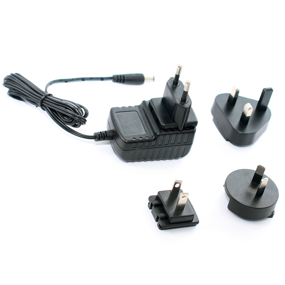 中美欧澳韩互换12V1A适配器南德TUV韩日澳插头互换EAC认证