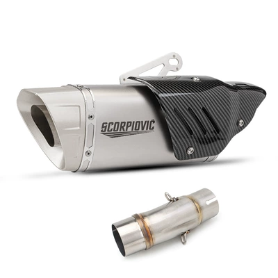 Refitting Qianjiang Sai 450 Stainless: Motorcycle exhaust pipe