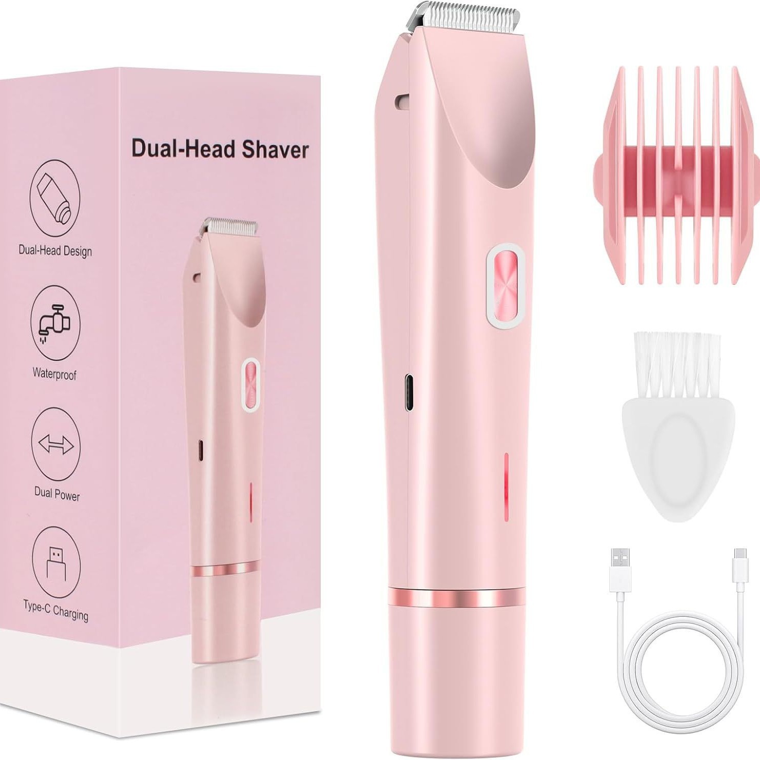 Transfronterizo Amazon depilación de cabello de doble cabeza máquina de afeitar personal de dama máquina de afeitar de cabello de depilación