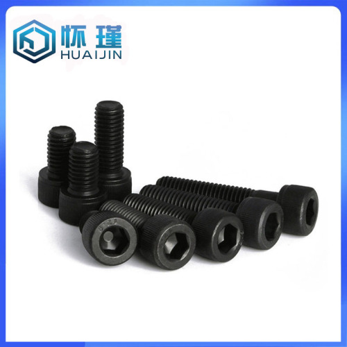 Black iron grade 12.9 cup head hexagon socket screws high strength M2M2.5M3M4M5M6M8 cylinder head bolts