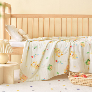 2025 New Digital Printing Class a Kidsren's Cool Silk Digital Printing Summer Quilt 150200 Duck Baby