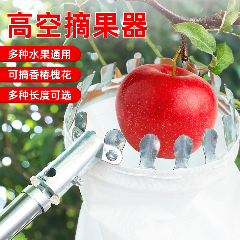 Mayorista fruta recolector de alta altura picking bayberry picking fruta recolector de fruta fruta barra de acero inoxidable fábrica directa