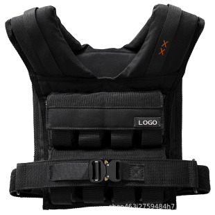 Heria Chris's Same Multi-functional Adjustable Weight-bearing Vest Is Used for Core Strength Training Weight-bearing Exercise