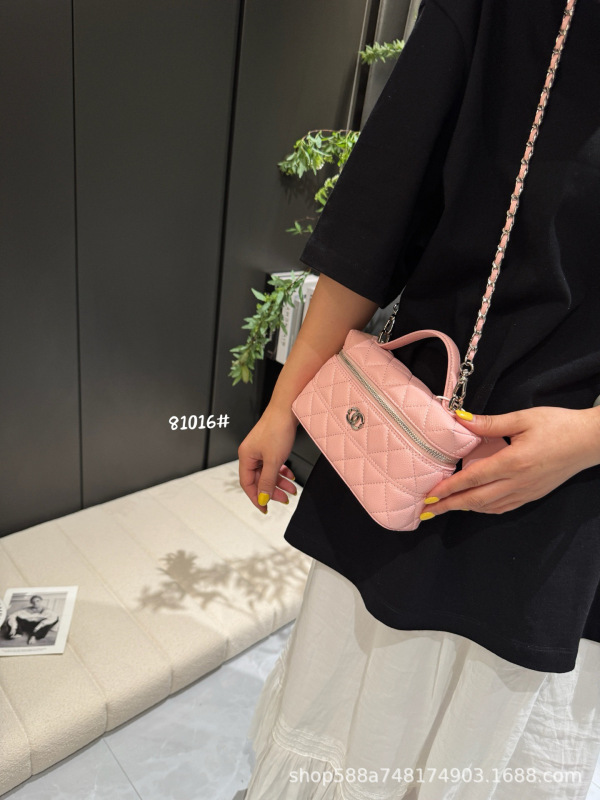 Xiaoxiangfeng キャビア本革菱形チェーンバッグレディースファッショナブルで絶妙なハンドバッグミニクロスボディバッグボックスバッグ|undefined
