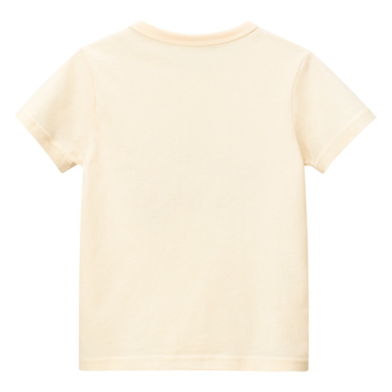 2024 estilo coreano ropa para niños 27 casa verano nueva camiseta de manga corta para niñas al por mayor ropa de bebé entrega de una sola pieza