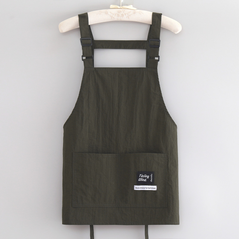 2025新型エプロン女性家庭用キッチン専用高級作業服カスタム印字ネット赤料理が腰を囲んで出勤する|undefined