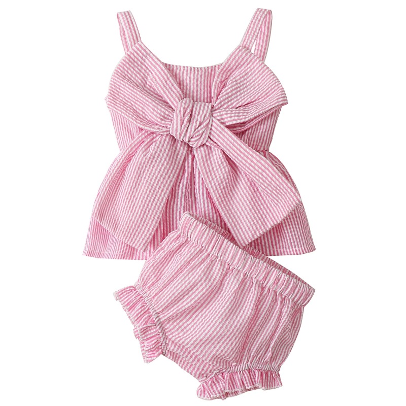 Baby girl summer checkered halter top ba...