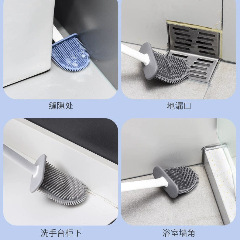 Silicone toilet, universal brush, wholesale