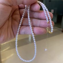 珍珠 海水珍珠项链光正圆珠串链媲美珠代发直销一件代发