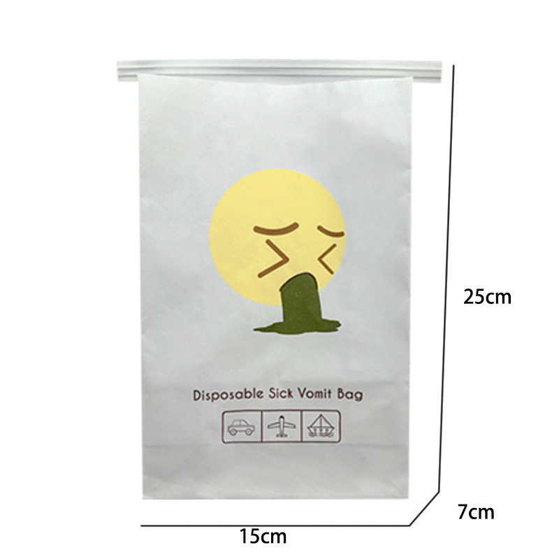 En stock bolsa de basura del coche a prueba de aceite no fugas bolsa de papel tira de alambre de hierro fácil sellado bolsa de papel recubierto impresión personalizable