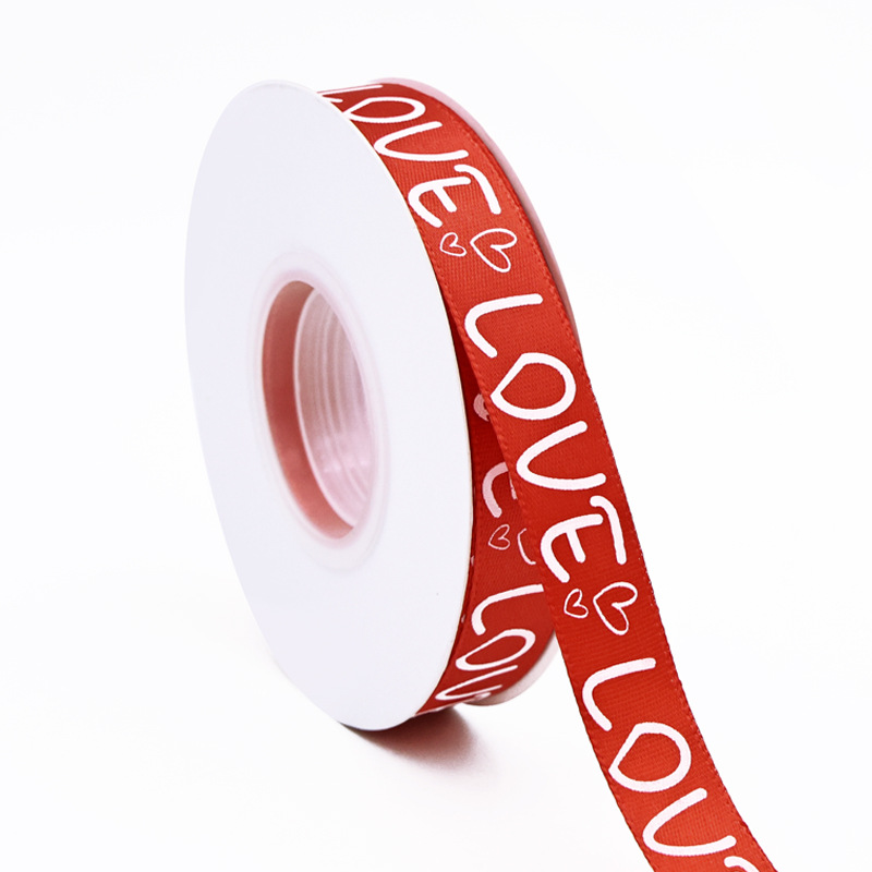 Qixi día de San Valentín amor cinta regalos adornos pastel decoración embalaje cinta de seda flores confesión fuente directa