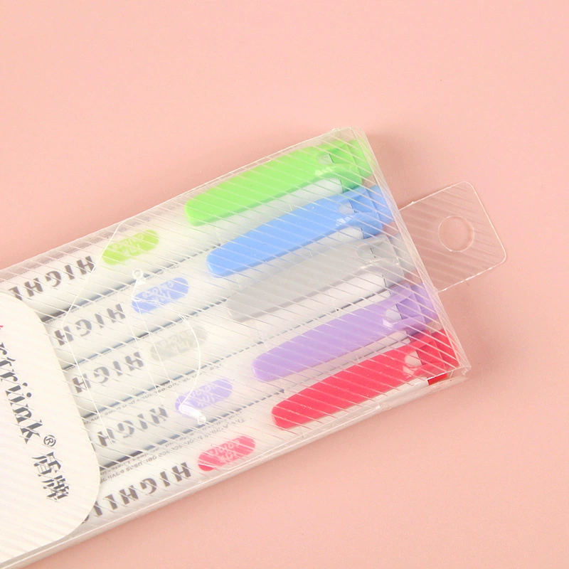 Набор большой емкости с водной наклонной головкой цветной маркер светло-элегантный цвет маркер мягкий двухголовый маркер