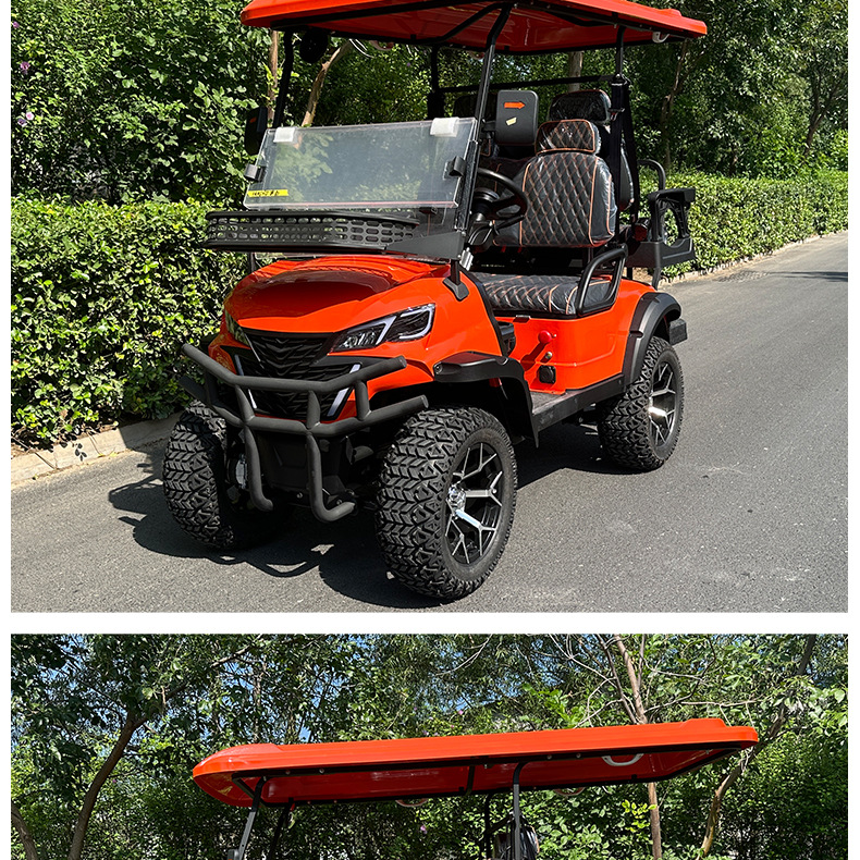 Xinda Road F Model 4 Electric Golf Cart Factory Property Winery Patrol Shuttle Vehicle Scenic Spot Tourist Sightseeing Vehicle