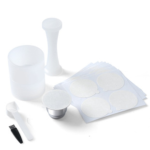 I Cafilas paper self-adhesive aluminum foil suit filling powder Nestle coffee filter shell lidless capsule cup sealing film
