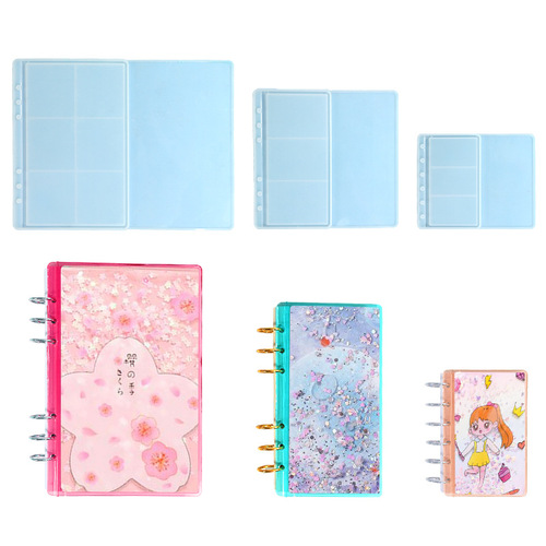 Proud diy glue mold quicksand notebook A5A6A7 convenient notebook silicone mold cross-border exclusive supply