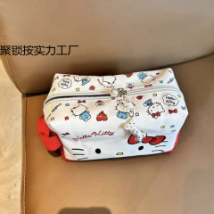ハローキティ化粧品バッグポータブル大容量旅行サンリオ収納かわいい漫画ニッチインスタイル