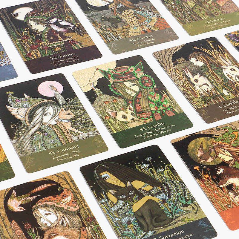 2021 New Universal Folk Oracle Tarot Board Game Cards_voghion.com