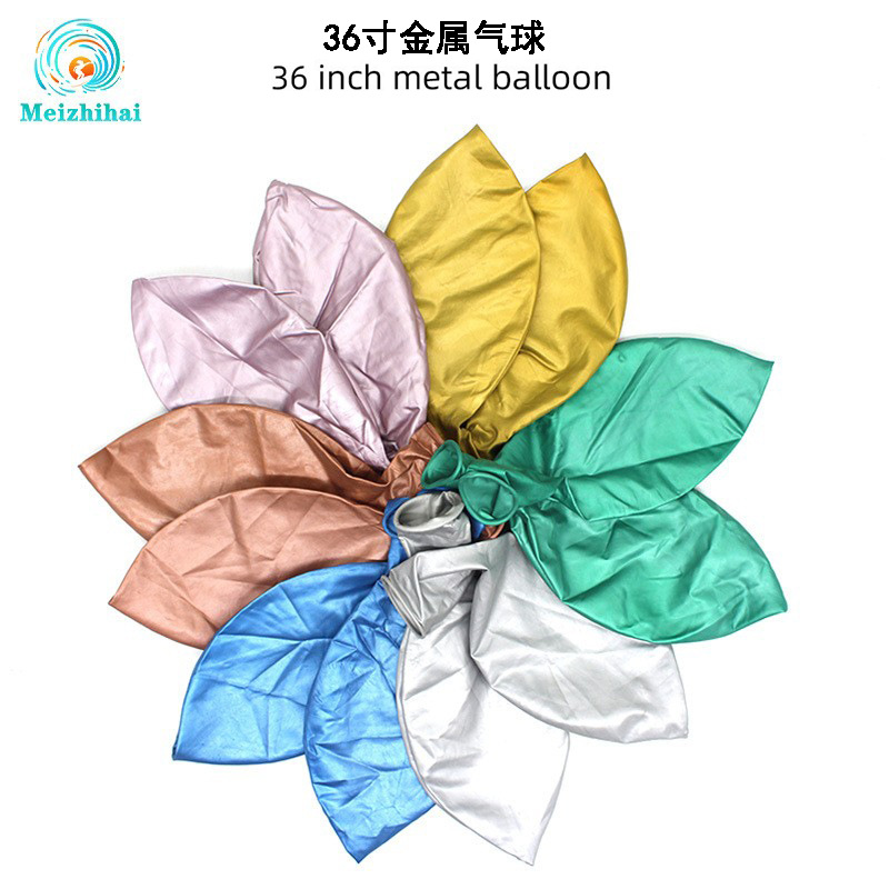 Globos de látex redondos de gran tamaño de 36 pulgadas al por mayor globos de juguete para niños gruesos decoración de puestos de mercado nocturno decoración de cumpleaños