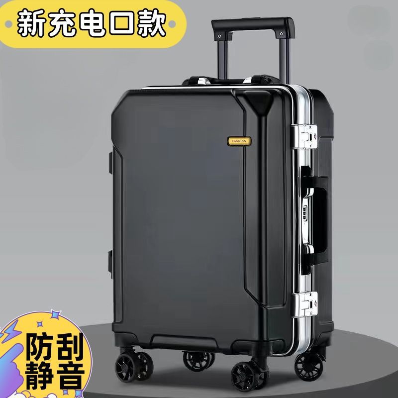 브랜드 대용량 수하물 케이스 남성과 여성 두꺼운 암호 가방 학생 알루미늄 프레임 수하물 케이스 새로운 비즈니스 트롤리 케이스
