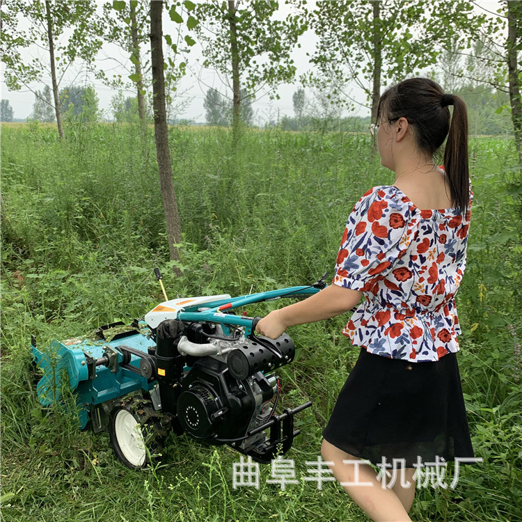 茶园自走式果园碎草还田机大棚农作物秸秆粉碎机低矮果园除草机