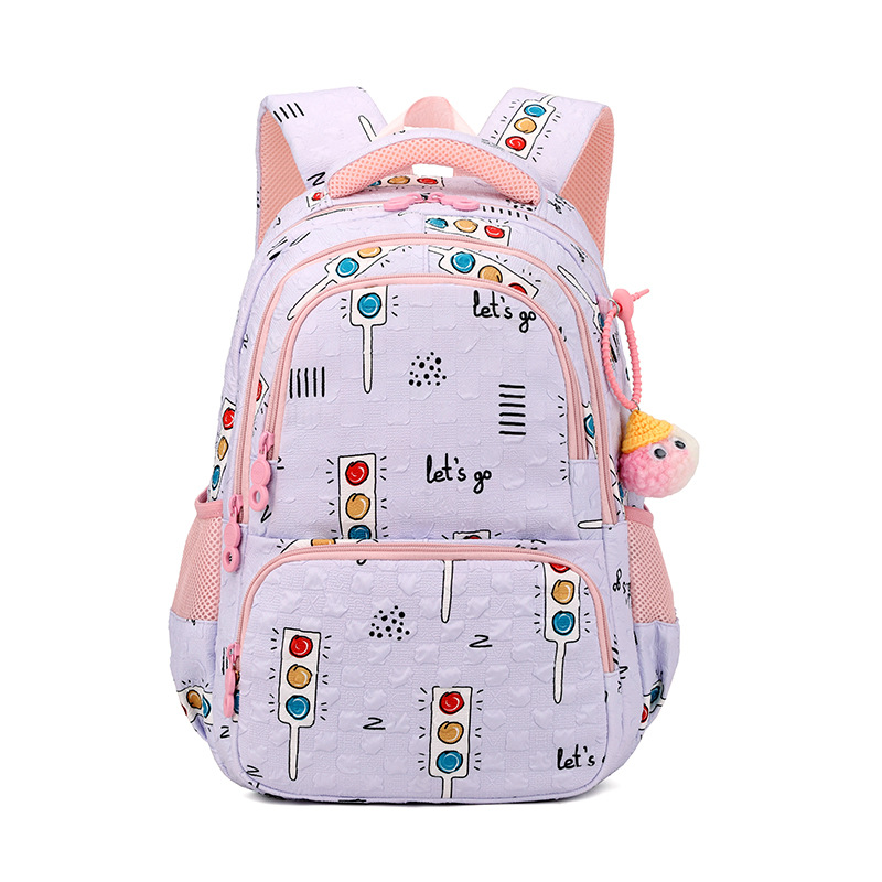 Peces naturales nuevos niños schoolbag estudiante de la escuela primaria Grado tres a seis mochila chica schoolbag Grado uno Venta caliente